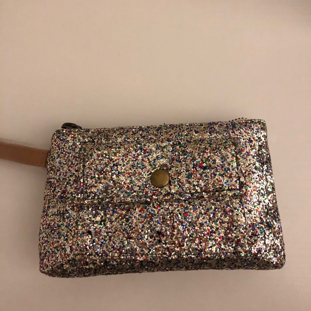 Jcrew sparkly wristlet